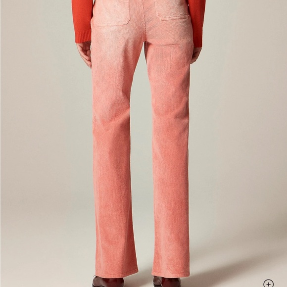 J. Crew Pink Flare Corduroy Pants - Picture 4 of 5